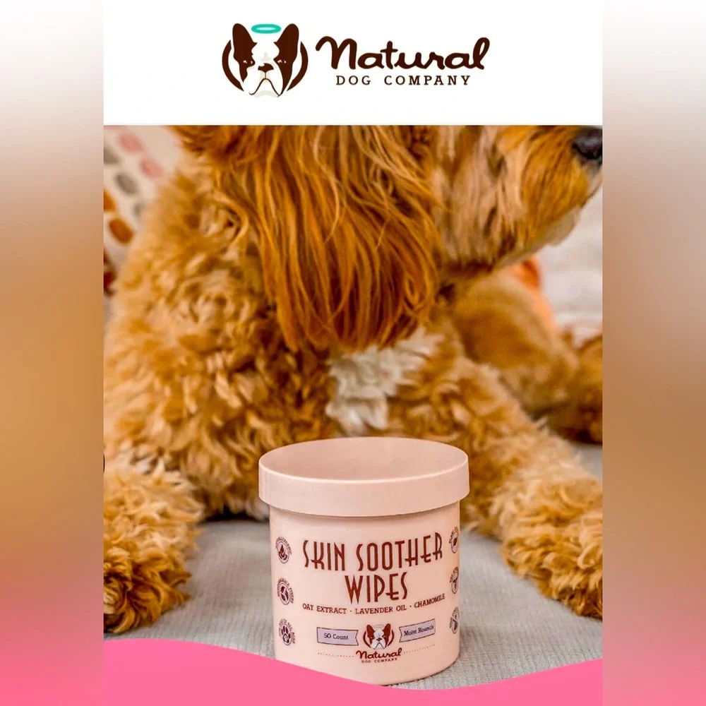 💥HOST PICK💥 • Natural Dog Company • Skin Soothing Wipes • 50 count rounds